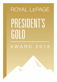 Royal Le Page Presidents Gold Award 2018