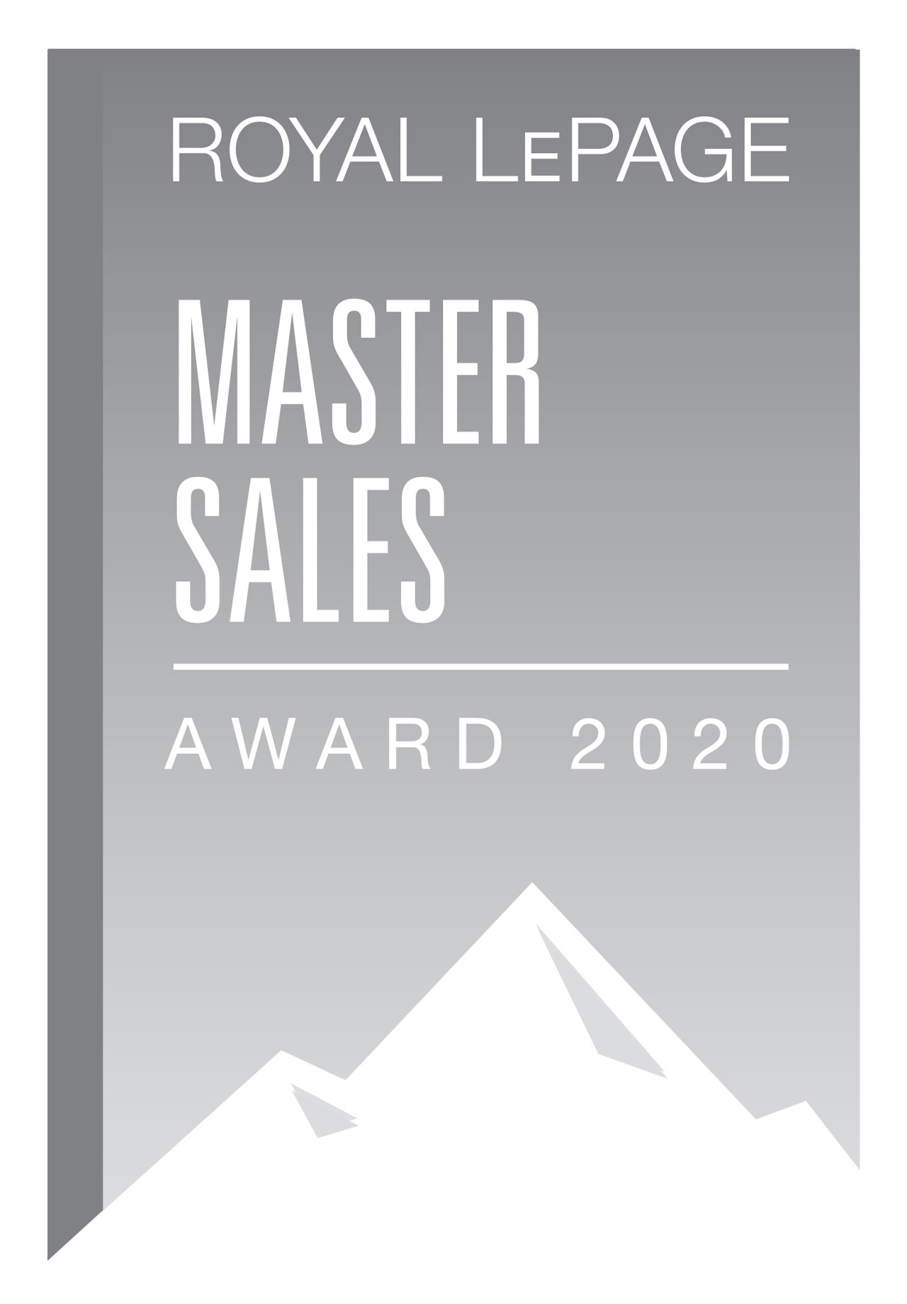 Royal Le Page Master Sales Award 2020